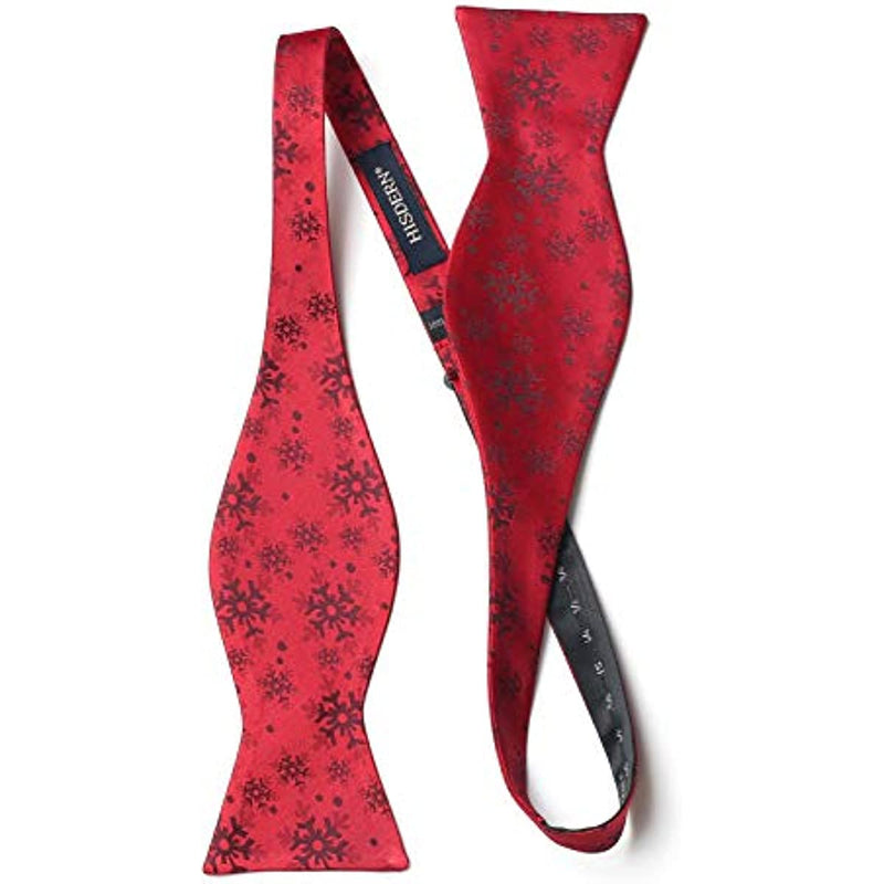 Christmas Bow Tie & Pocket Square - 07-SCARLET