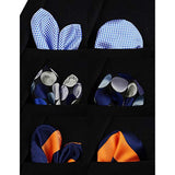 3PCS 13"/15" Boy's Pre-Tied Necktie Handkerchief Set - T3E013
