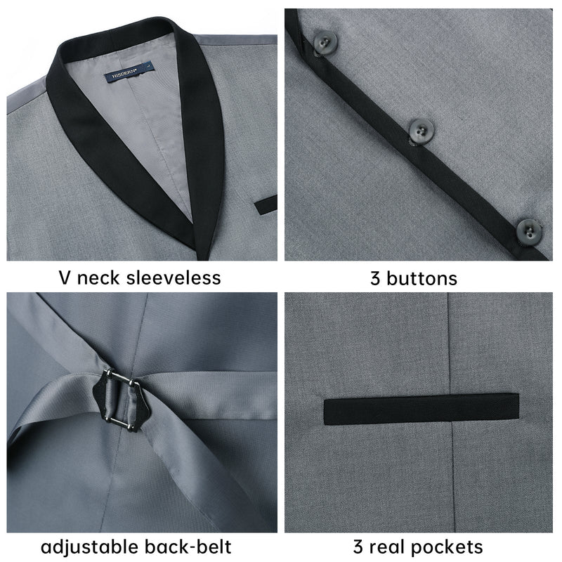 Formal Suit Vest - A-GREY