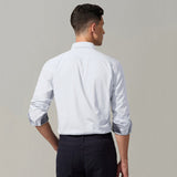 Casual Formal Shirt with Pocket - G-WHITE 2