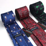Christmas 3PCS Tie & Pocket Square Set - 01-T5-S2