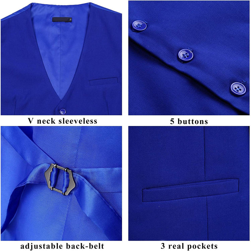 Formal Vest Royal Blue