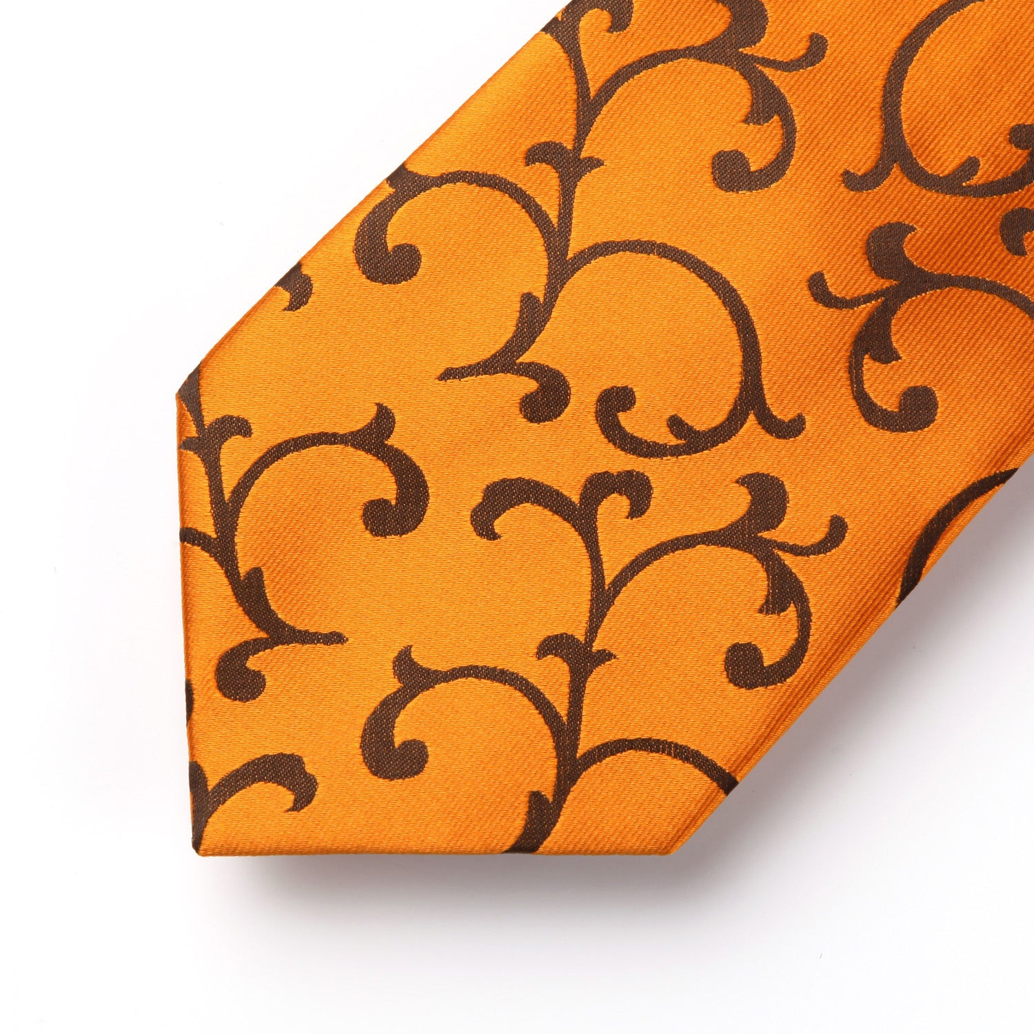 Floral Tie Handkerchief Set - G-GOLD-3