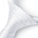 Polka Dot Tie Handkerchief Set - D-WHITE