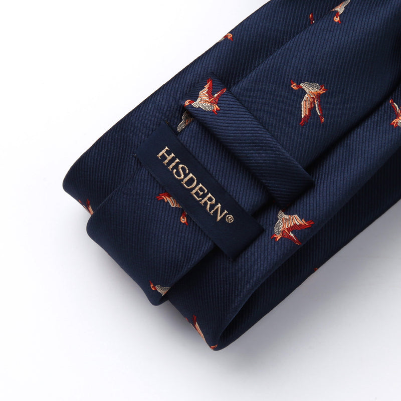 Fun Animal Tie Handkerchief Set - 06-BIRD