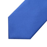 Solid Tie Handkerchief Set - COBALT