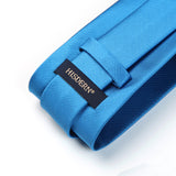 Solid Tie Handkerchief Set - C-BLUE ROYAL BRIGHT