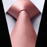 Solid Tie Handkerchief Set - L-BLUSH
